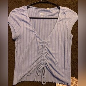 PacSun cop top, blue